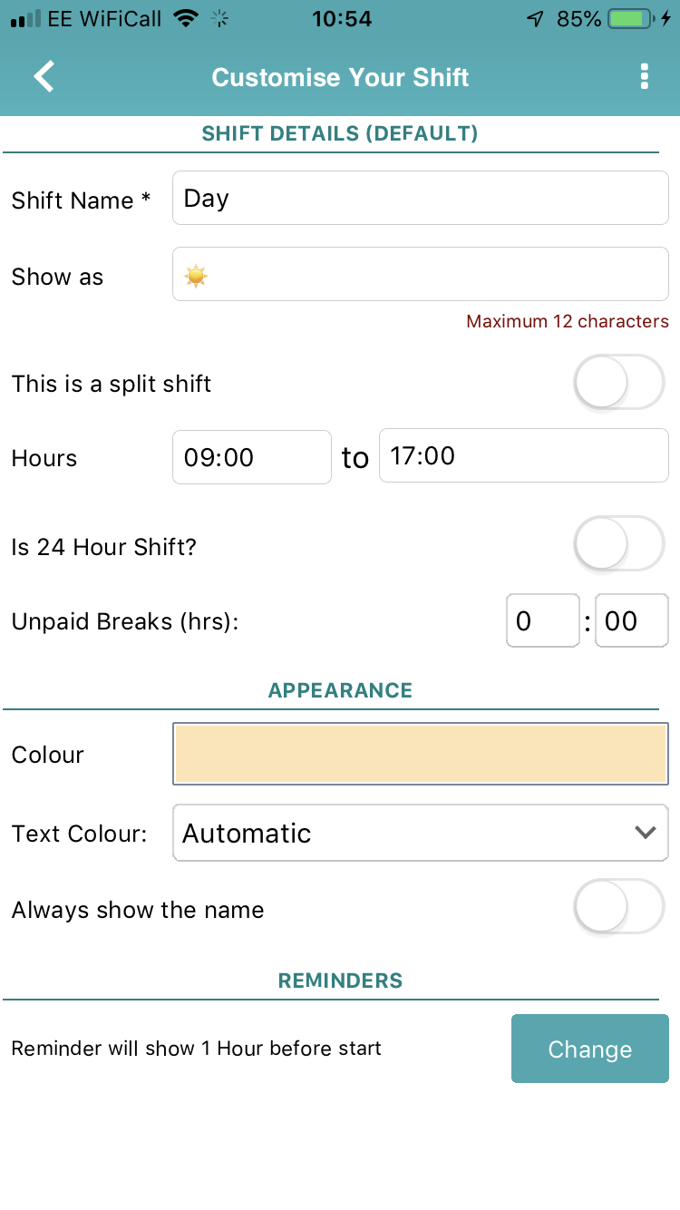 Liven up Your Shift Pattern with Customised Shifts - MyShiftPlanner