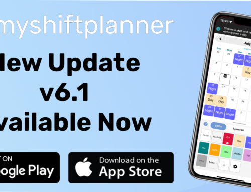 New app update – v6.1 of MyShiftPlanner